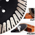 7" Diamond Turbo Granite Cutting Blade For Granite Marble Engineered Stone and Ceramic TIle